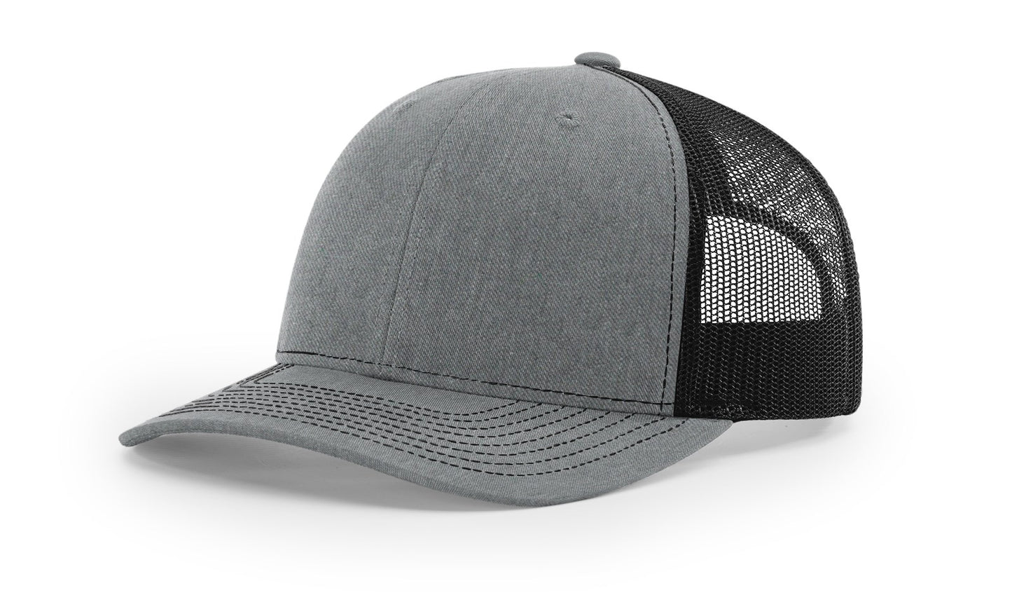 Military Green Thin Line Hang Loose Cap - R112 Gray/Black Snapback
