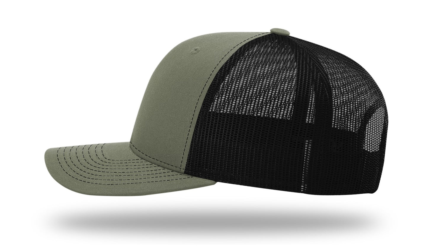 Army Camo Hang Loose Cap - R112 Loden/Black Snapback