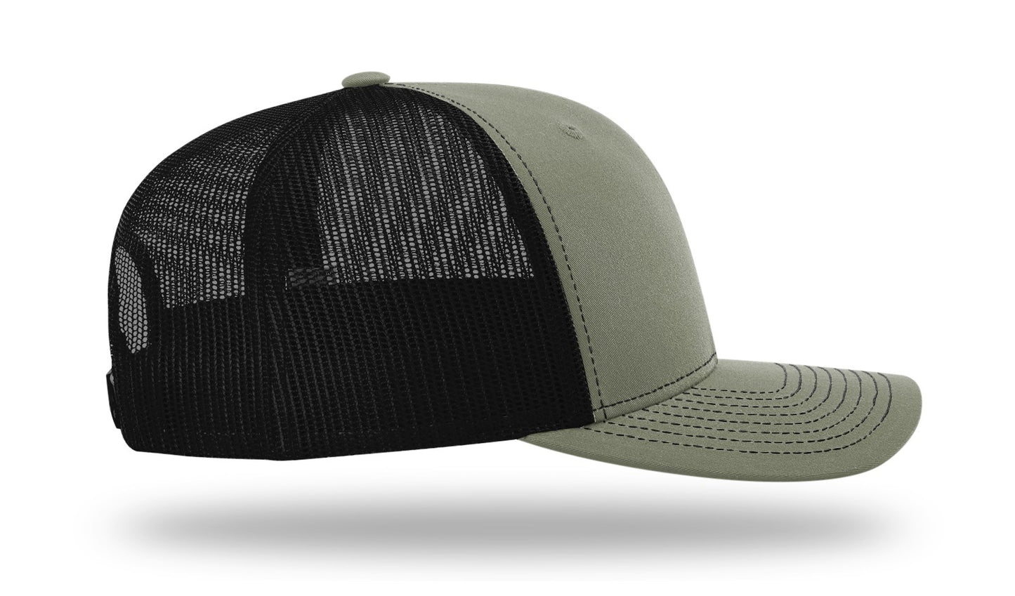 Army Camo Hang Loose Cap - R112 Loden/Black Snapback