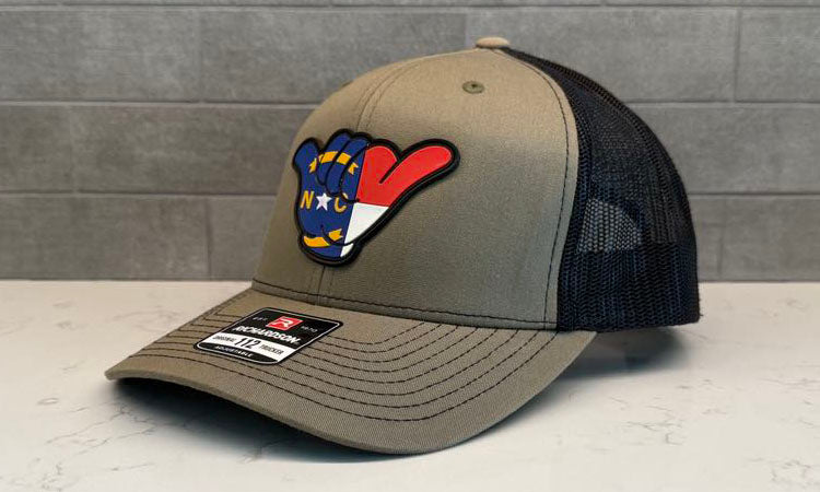 PVC North Carolina Flag Hang Loose Cap - R112