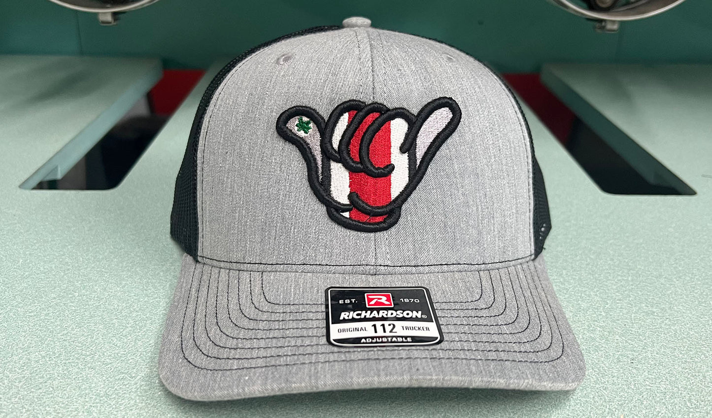 OSU Buckeyes Hang Loose Cap - R112 Gray/Black Snapback