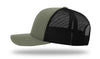 Army Camo Hang Loose Cap - R112 Loden/Black Snapback