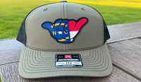 PVC North Carolina Flag Hang Loose Cap - R112