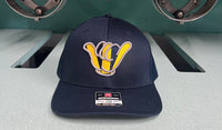 Michigan Wolverines Hang Loose Cap - R112 Solid Navy Snapback