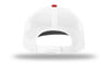 Angry Pineapple Hang Loose Hat - Richardson 112 Snapback Red/White