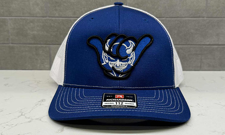 Duke Blue Devils Hang Loose Hat - Richardson 112 Snapback Royal/White