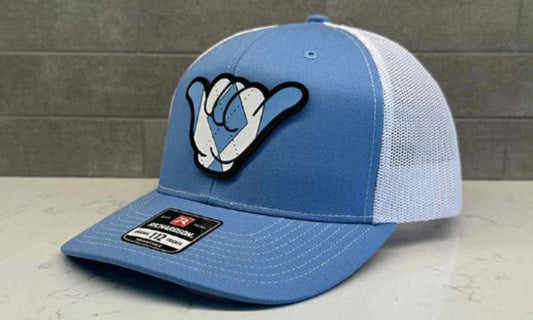 UNC Tarheels Hang Loose Hat - Richardson 112 Snapback Carolina Blue/White