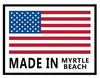 USA Flag Hang Loose Cap - Richardson 112 Snapback Charcoal/White